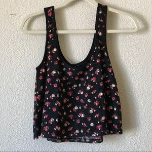 Floral Print Boxy Top